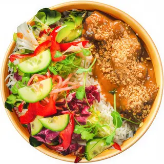 SATAY CHICKEN BOWL