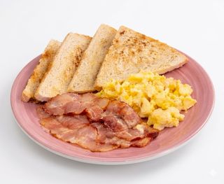 Desayuno De Huevos Revueltos