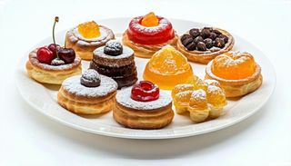 Scatola di pasticcini di mandorla assortiti 500 g