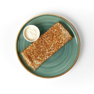 Блины со сметаной