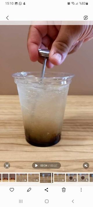 Soda de Mirtilo & Frutos Tropicais Grande