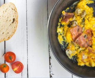 Huevos Rotos Con Paleta Ibérica