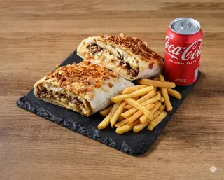 Menú Taco Gratinado + Patatas + Bebida