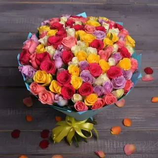 Голландские  розы (101 шт.) 