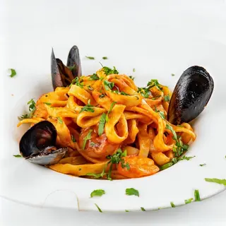 Tagliatele con Gamberi