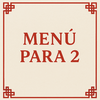 Menu A para 2 Personas