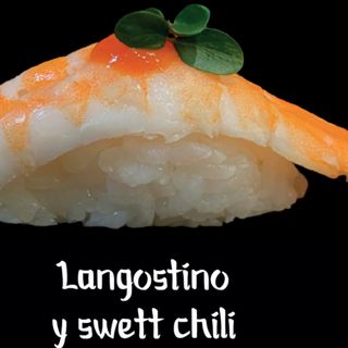 Nigiri De Langostino Y Sweet Chili (2 Uds.)