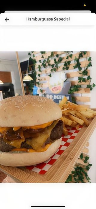 Hamburguesa especial