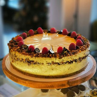 Sernik Pistacjowy z Białą Czekoladą GF SF 