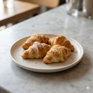 Bandeja Croissant Mini (4 Pzs.)