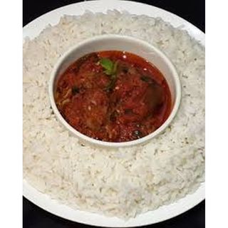 Steamed Basmati Rice & Stew