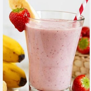 Frullato di frutta fresca senza lattosio bicchiere grande da 50 cl