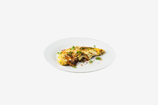omletă cu ciuperci