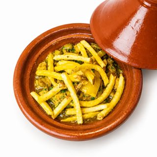 Tagine de poulet au citron