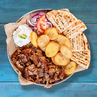 Portie medie gyros de porc