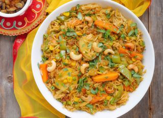 Plato De Biryani Mix Vegetal