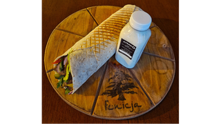 25- TORTILLA KRAFT KEBAB WOŁOWO-BARANI [MEGA + AYRAN]