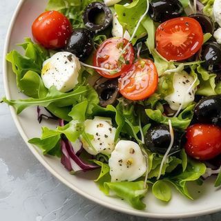 Ensalada de Jamón Iberico y Burrata