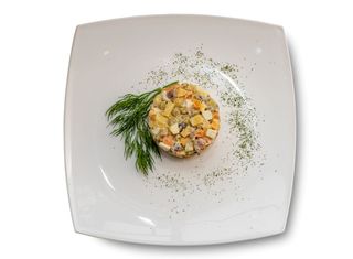 Салат "Оливье" с мясом (200 гр.)