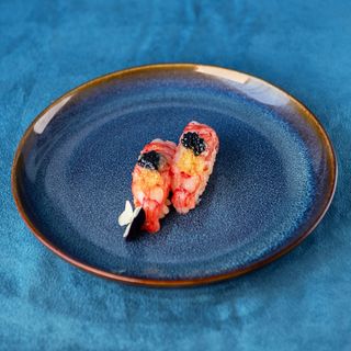Nigiri gambero rosso e tartufo - 2 pezzi