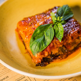 Porzione di parmigiana 