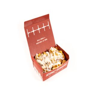 Patatas con bacon y queso (ración)