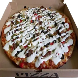 Pizza Kebab De Ternera (Grande)