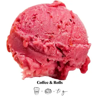 Sorbete de Frambuesa, Litchi & Pétalo de Rosa. Envase isotérmico 1L.