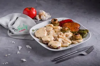 Medaljoni zapečeni mozzarella sirom