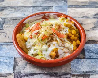 Samosa Chana Chaat