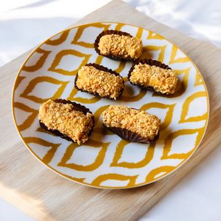 Sablé Fromage Enrober Aux Amande Et Miel