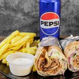 Menú Rollo Solo Carne Con Patatas Y Bebida