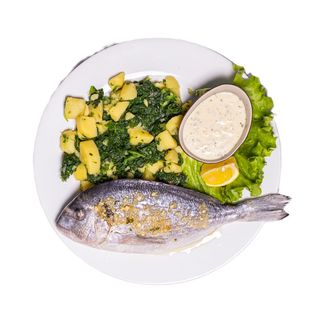 Orada i blitva s krumpirom