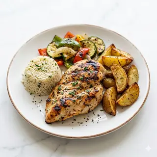 Plato Combinado De Pechuga