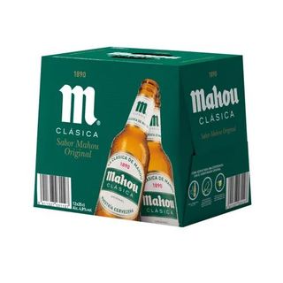 Cerveza Mahou Clásica Pack de 12 Botellas de 25 Cl.