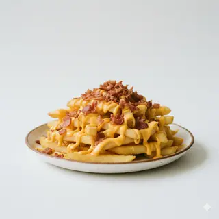 Patatas Con Cheddar Y Bacon