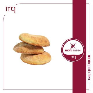 Pain semoule sans sel