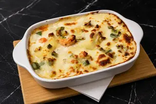 Gamberi e zucchine