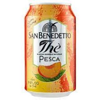Tè alla pesca in lattina
