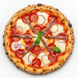 Pizza calabrese baby