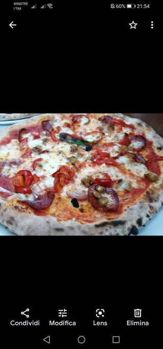 Pizza calabrese