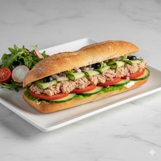 Bocadillo v de atún
