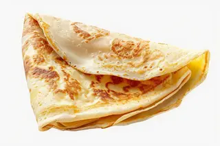 Crepe de jamón y queso