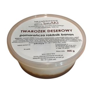 Twarożek deserowy pomarańcza rokitnik banan 300 ml