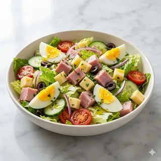 Ensalada De Jamón Y Queso