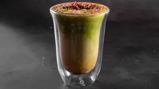 Dyniowa Matcha Latte