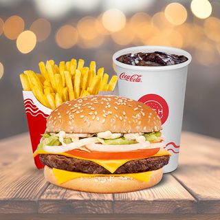 BASH Classic Burger veliki meni