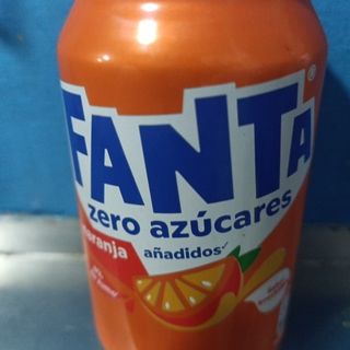 Fanta Naranja Zero Azúcar lata 330ml.