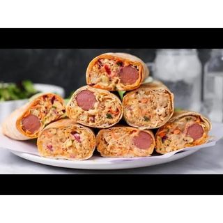 Suya Chicken Shawarma Extra Single Sausage