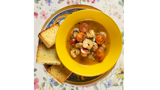 Krewetki w Białym Winie